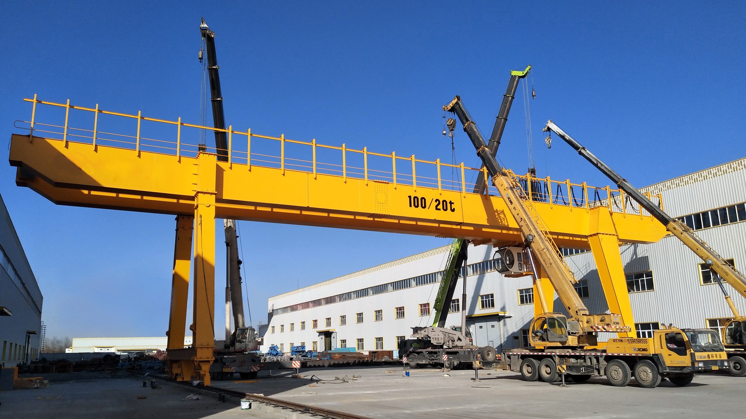 heavy duty double girder gantry crane installation0785 scaled